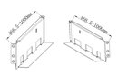 R-Serie USV-Rack-Schiene mit 4 Pfosten