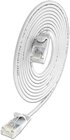 KAT6A 10 Gigabit Lightpatchkabel rund, U/UTP, Ø 3,6 mm, weiss