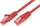 KAT6 Patchkabel, U/UTP, LSOH, Lifetime Warranty, rot 