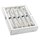 KAT6A 10 Gigabit Lightpatchkabel, 0,15m, U/FTP, Ø 3,8mm, weiss, 50-Pack