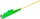 Faserpigtail, Singlemode 9/125µm, OS2, E2000/APC Stecker