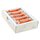 KAT6A 10 Gigabit Lightpatchkabel, 0,1m, U/FTP, Ø 3,8mm, orange, 50-Pack