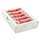 KAT6A 10 Gigabit Lightpatchkabel, 0,1m, U/FTP, Ø 3,8mm, rot, 50-Pack