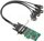 4-port RS-232 PCI Express Serial Board, Low Profile 