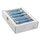 KAT6A 10 Gigabit Lightpatchkabel, 0,1m, U/FTP, Ø 3,8mm, blau, 50-Pack