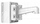 Bracket Hik white Aluminum alloy & Steel