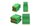Steckerset, 2x5-Pin / 2x3-Pin Stecker