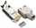 RJ45 KAT5e TM11 Stecker inkl. Knickschutztülle, grau, 10-Pack