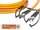 High Quality Flat-Duplex LWL Patchkabel, MM OM2, ST - ST