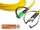 High Quality Duplex LWL Patchkabel, SM, LC/APC - ST
