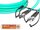 High Quality Flat-Duplex LWL Patchkabel, MM OM3, ST - ST