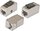 KAT.6A Keystone Adapter - Buchse/Buchse - 1:1 belegt, STP