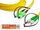 High Quality Duplex LWL Patchkabel, SM, SC/APC - FC/APC