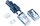 RJ45 KAT6A Securelock Stecker inkl. Knickschutztülle, schwarz, 10-Pack