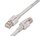 KAT6A LED Patchkabel, S/FTP, Lifetime Warranty, grau 
