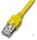 KAT5E HQ Patchkabel, DRAKA 100MHz, Hirose TM11, LSOH, gelb 