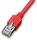 KAT5E HQ Patchkabel, DRAKA 100MHz, Hirose TM11, LSOH, rot 