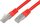 KAT6 Patchkabel, S/FTP, LSOH, rot 