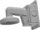 DS-1272ZJ-110B - Wandbefestigung für Dome Kamera mit Junction Box