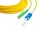 High Quality Simplex LWL Patchkabel, SM, LSH/APC - SC