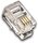 Modularstecker RJ14 (4-Pole / 4-Kontakte), ungeschirmt
