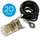 Tough Cable Stecker inkl. Erdungskabel, 20er Pack