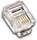 Modularstecker RJ11 (6-Pole / 4-Kontakte), ungeschirmt