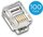 Modularstecker RJ12 (6-Pole / 6-Kontakte), ungeschirmt, 100-er Pack