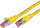 KAT6 Patchkabel, S/FTP, LSOH, Lifetime Warranty, gelb 