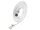 KAT6 Lightpatchkabel rund, U/FTP, Ø 3,8mm, weiß 