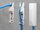 FTTH einfache Mauerdurchführung, für 1x 4-12 mm Rohre, 90° Biegung 