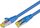 KAT6A HQ Patchkabel, S/FTP, LSOH, Lifetime Warranty, blau 