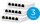 UniFi Kompakt Indoor 5-Port PoE Gigabit Switch mit 802.3af PWR Input, 3-er Pack
