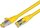 KAT6A HQ Patchkabel, S/FTP, LSOH, Lifetime Warranty, gelb 