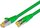 KAT6A HQ Patchkabel, S/FTP, LSOH, Lifetime Warranty, grün 