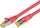 KAT6A HQ Patchkabel, S/FTP, LSOH, Lifetime Warranty, rot 