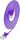KAT6A 10 Gigabit Lightpatchkabel rund, U/UTP, Ø 3,6 mm, violett 