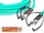 High Quality Flat-Duplex LWL Patchkabel, MM OM3, FC - ST 