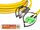 High Quality Flat-Duplex LWL Patchkabel, SM, FC - SC/APC 