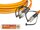 High Quality Flat-Duplex LWL Patchkabel, MM OM2, FC - LC 