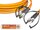 High Quality Flat-Duplex LWL Patchkabel, MM OM2, FC - ST 
