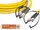 High Quality Flat-Duplex LWL Patchkabel, SM, FC - ST 
