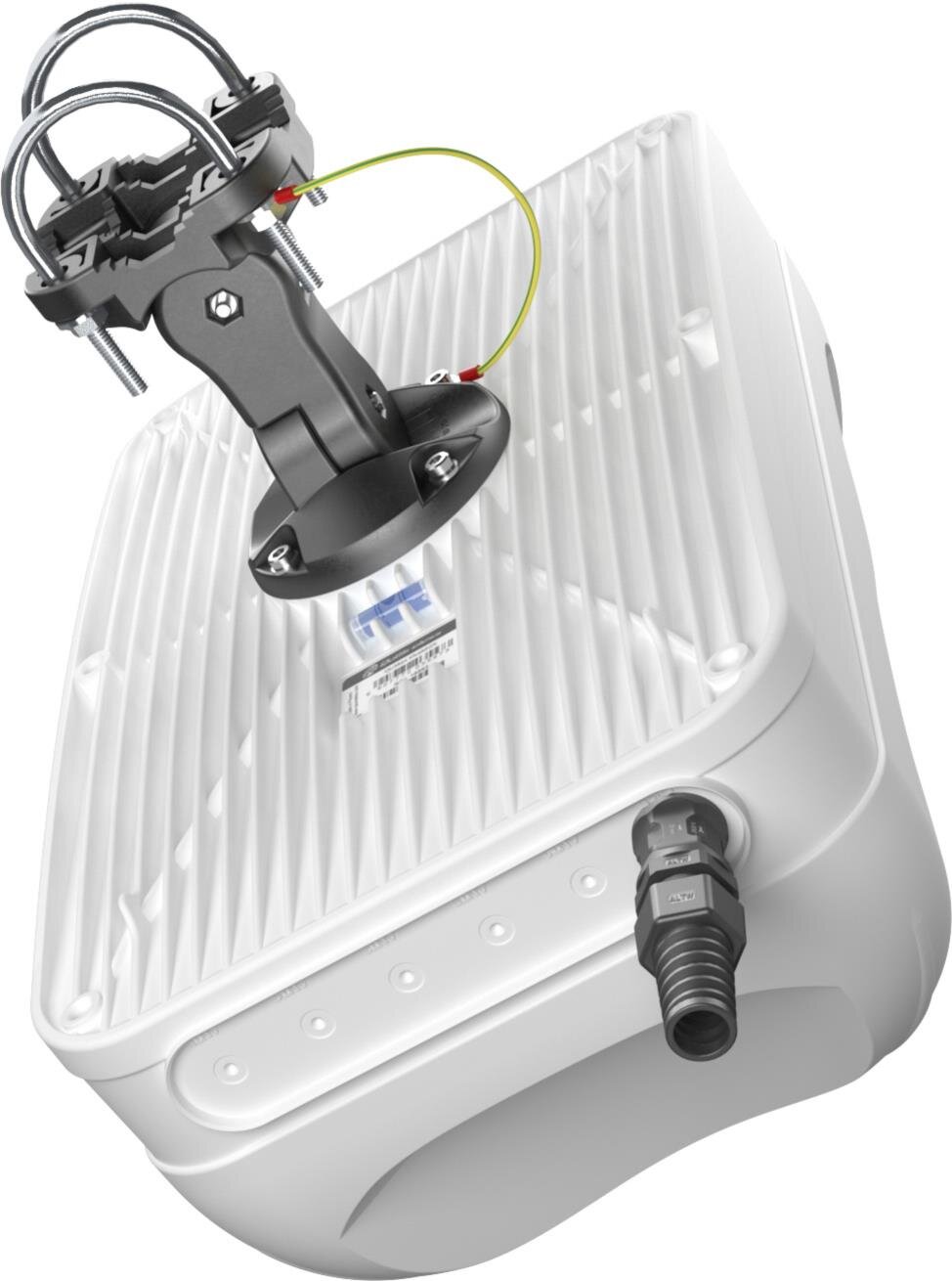 QuMax für RUTX50, IP67 Gehäuse mit Multiband LTE Panel-, WiFi Omni & GPS Antenne