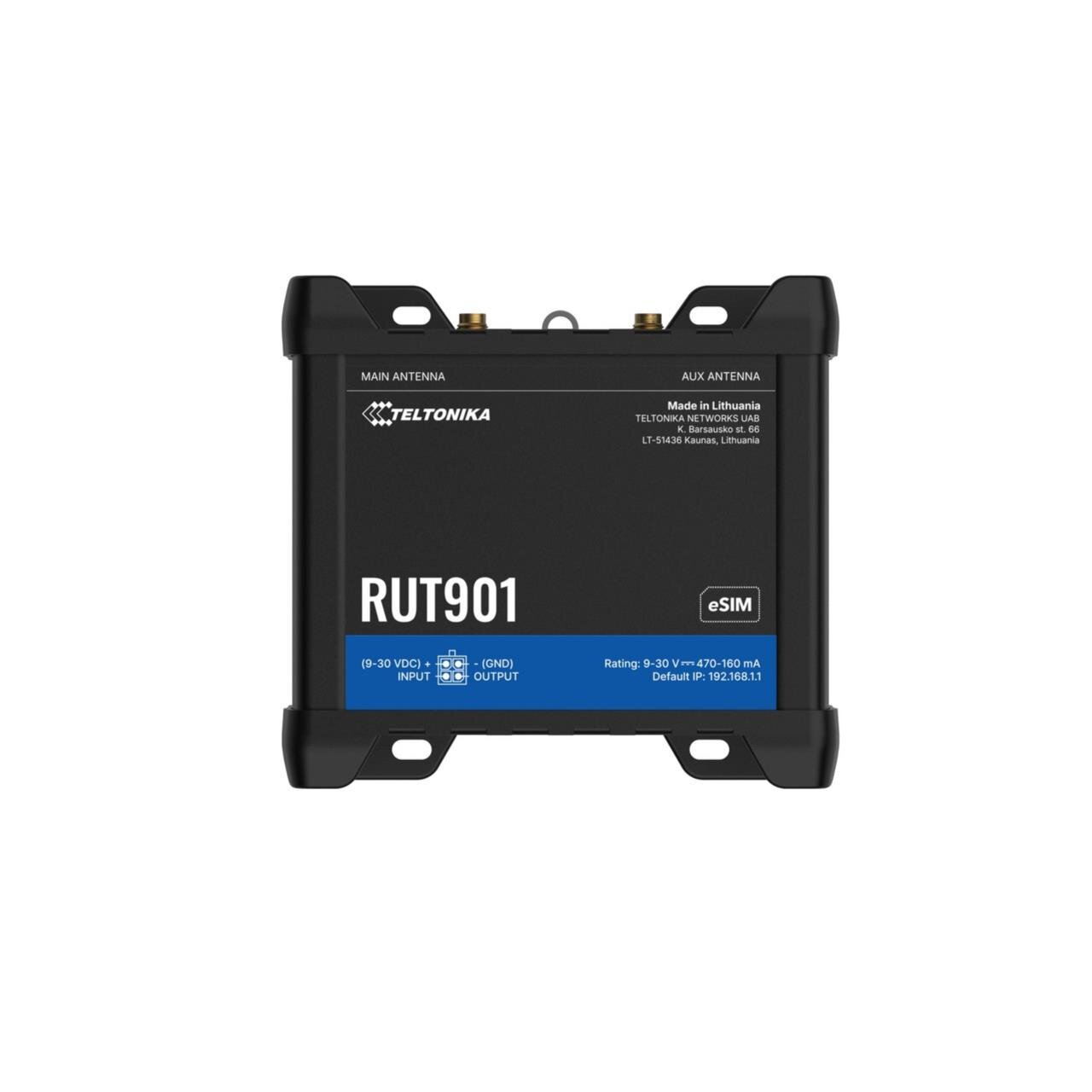 RUT901 - Industrie 4G/LTE Dual SIM Router, für IoT Anwendungen