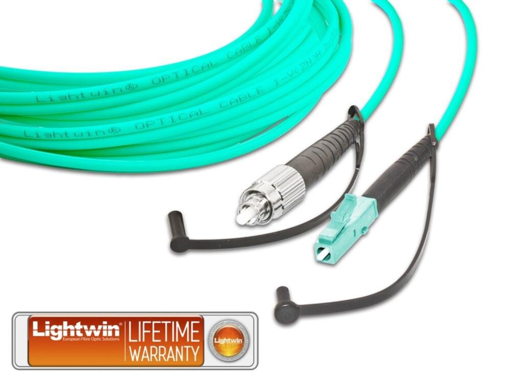 High Quality Simplex LWL Patchkabel, MM OM3, FC - LC 
