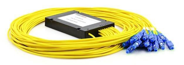 PLC Splitter ABS Box 1xN mit 1,8mm Kabel, SC Stecker, G657.A1, 250µm Faser