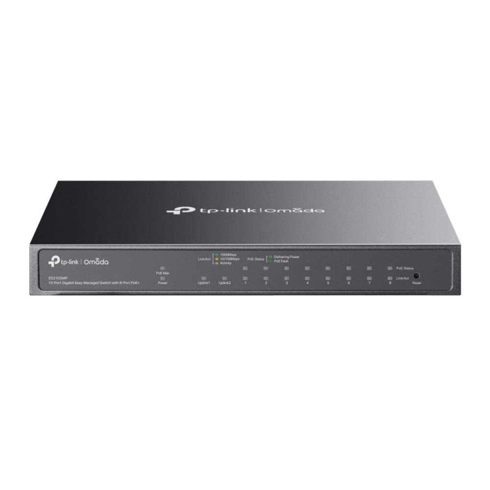 Omada 10-Port Gigabit Easy Managed Switch mit 8-Port PoE+