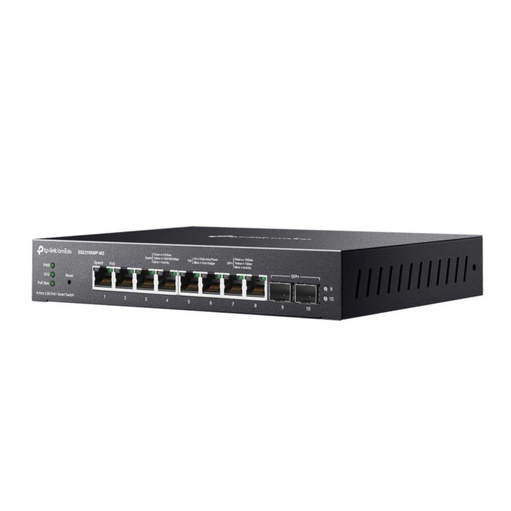 Omada 8-Port 2.5GBASE-T und 2-Port 10GE SFP+ Smart Switch mit 8-Port PoE+