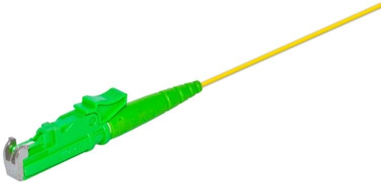 Faserpigtail, Singlemode 9/125µm, OS2, E2000/APC Stecker