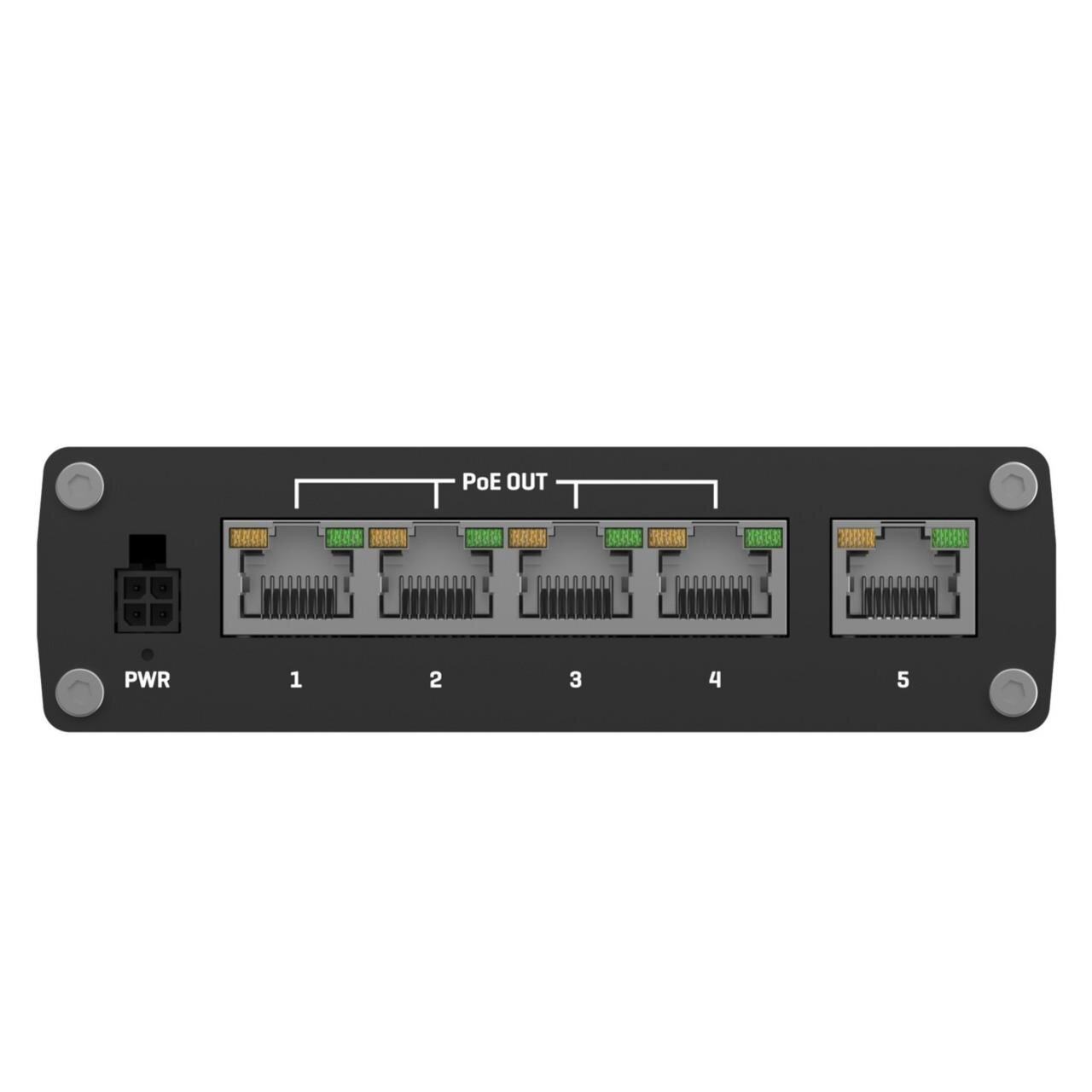 IP30 Industrie 5-Port 1Gbit PoE+ unmanaged Switch, -40°C - +75°C